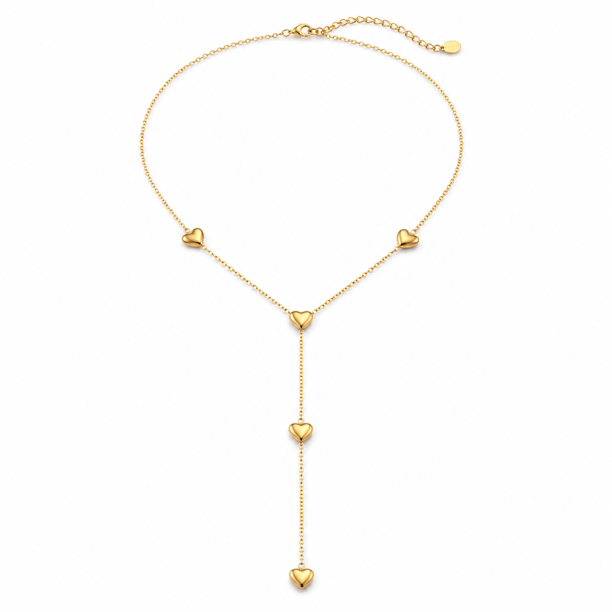 Amara Heart Y Necklace