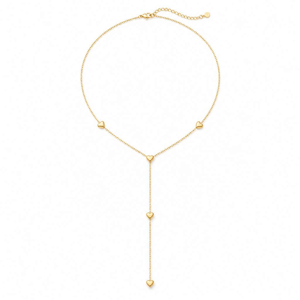 Amara Heart Y Necklace