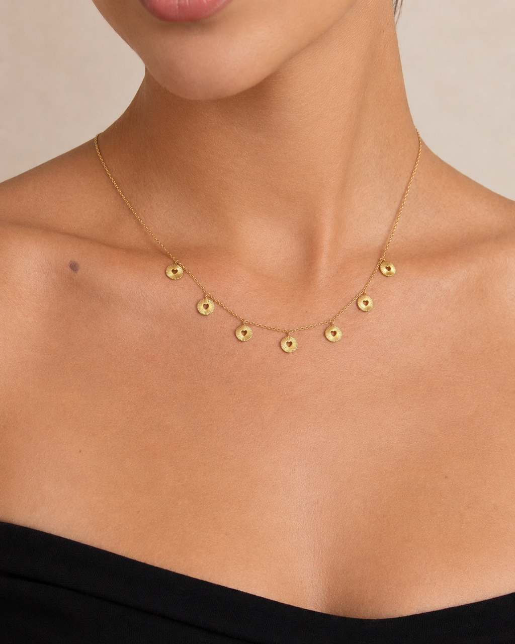 Sun Heart Necklace