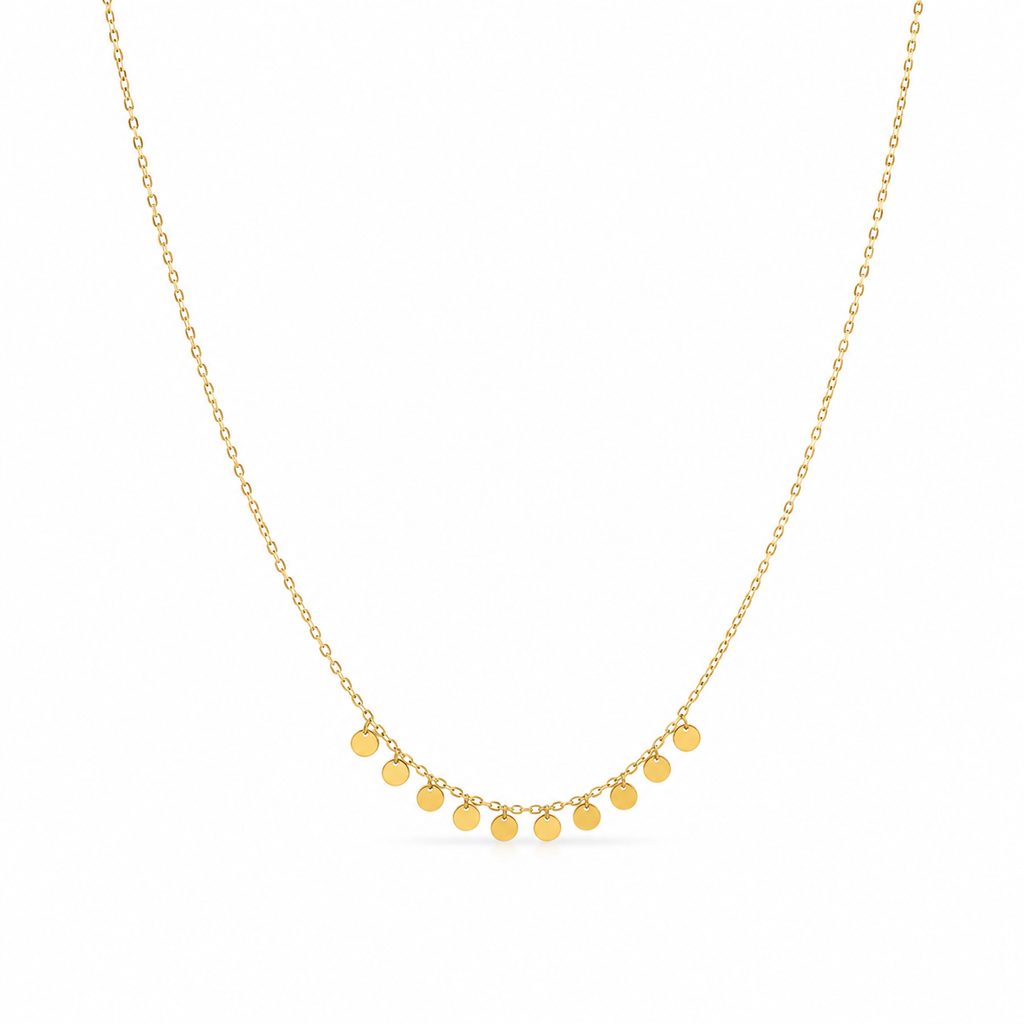 Golden Raindrops Necklace