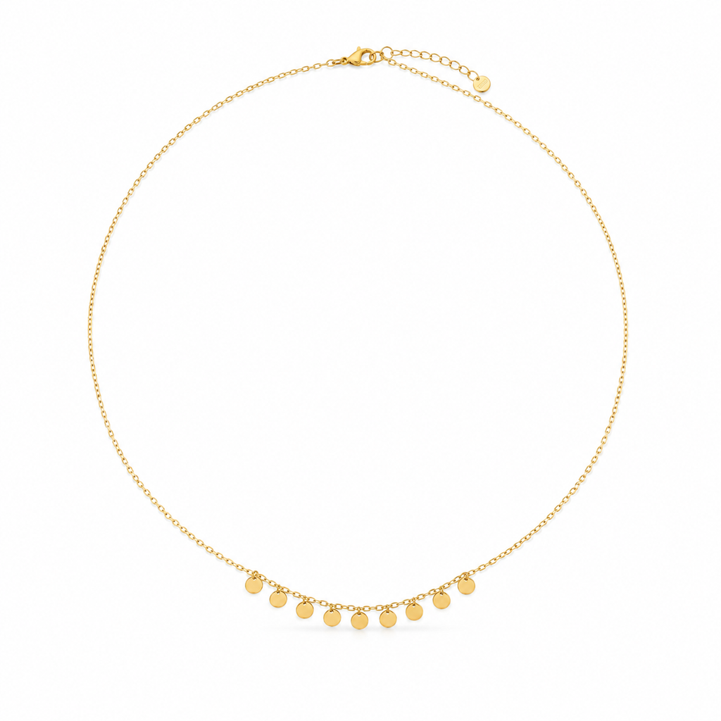 Golden Raindrops Necklace